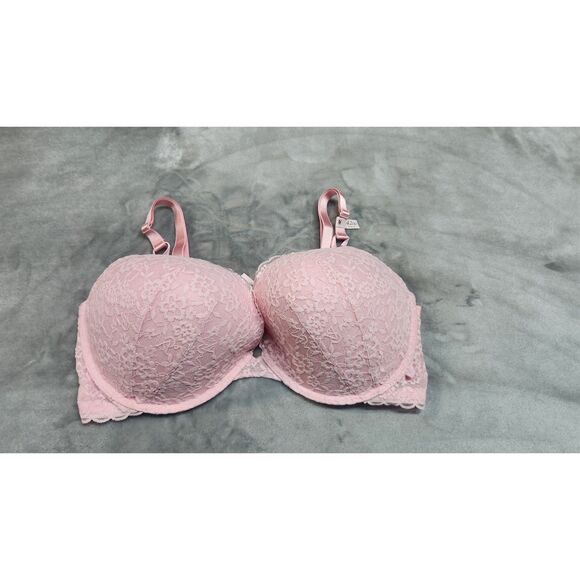 Victoria's Secret 42DD Pink Tulip Sexy Tee Sophia Lace Push-Up Bra NWT - Picture 2 of 4